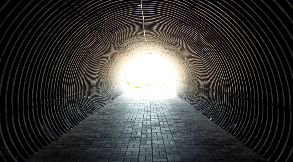 Light at the end of tunnel